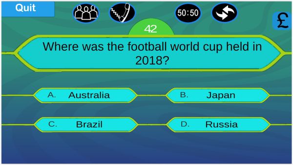 Be Rich - Millionaire Quiz Game screenshot 1