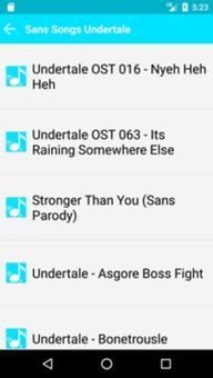Sans Songs Undertale screenshot 5