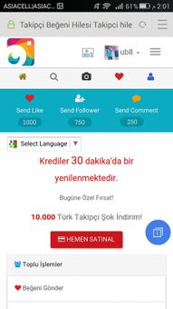Takipci 750 screenshot 1