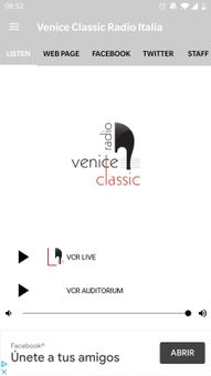 Venice Classic Radio Italia screenshot 1